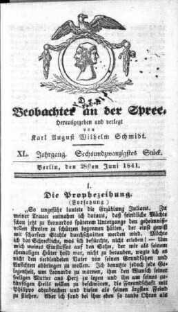 26. Stueck, 28. Juni 1841