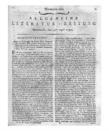 Hagemeister, E. F.: De eo, quid interveniente bello Suecico intersit Pomeraniam esse partem Imperii-Romano-Germanici. Berlin: Lange 1788