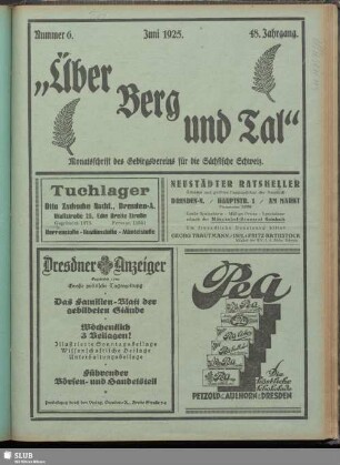Nummer 6, Juni 1925