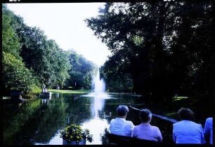 Bad Bellingen: Springbrunnen im Kurpark