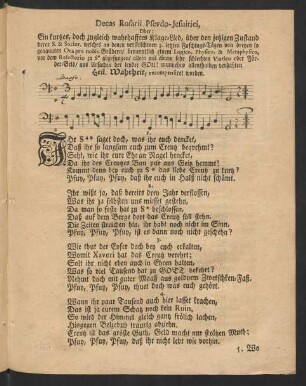 Decas Rosarii Pseudo-Jesuitici, Ein kurtzes, doch zugleich wahrhafftes Klage-Lied ...