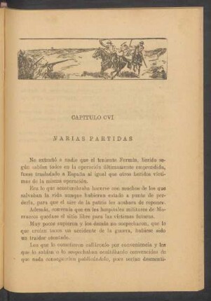 Capítulo CVI - Varias partidas