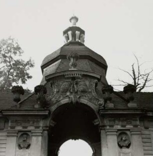Orangerie im Schlosspark Meuselwitz, Kuppel des Mittelpavillons