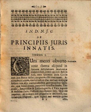 Diss. iur. inaug. de principiis iuris innatis