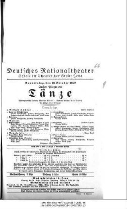Tänze
