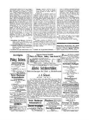 Anzeigen : Beilage zu Nr. 22 der Pädagogischen Reform