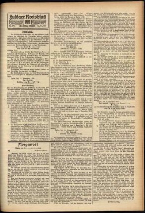 Zweite Ausgabe vom Freitag, den 24. November 1916.