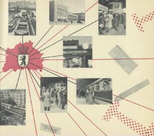 Wiederaufgebaute Bahnhöfe (Friedrichstraße und Ostbahnhof), innerstädtische Verkehrsmittel, Kutter