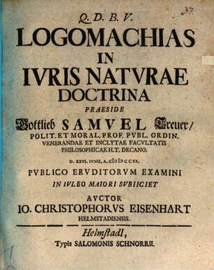 Logomachiae in iuris naturae doctrina