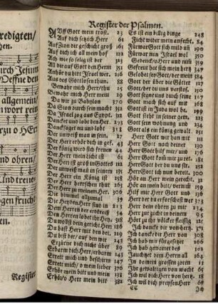 Register der Psalmen