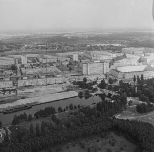Wohnkomplex VI in Eisenhüttenstadt : Blickrichtung Südosten