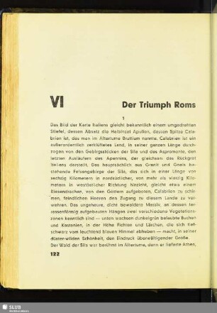 VI Der Triumph Roms