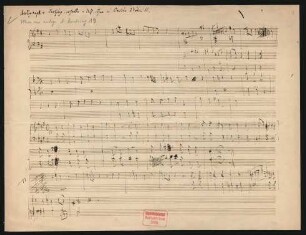 Sieg der Freiheit oder Tod. Skizzen; Coro maschile; A-Dur; LoWV 81