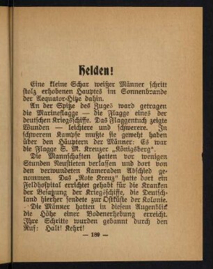 189-199, Helden