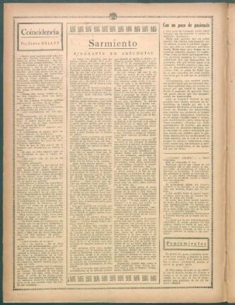 Sarmiento : Biografía en anécdotas