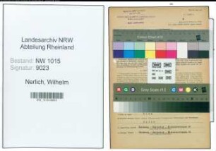 Entnazifizierung Wilhelm Nerlich , geb. 04.06.1907 (Ingenieur)