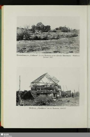 Messines, „Nordflinte“ der 4. Batterie. 1916/17