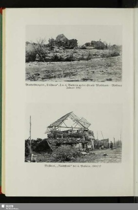 Messines, „Nordflinte“ der 4. Batterie. 1916/17