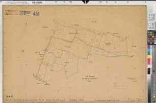 Sendenhorst (Sendenhorst), Flurbereinigung Sendenhorst, Bl. 43 Zuteilungskarte Alverskirchen Flur 15