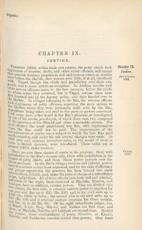 Chapter IX. Justice