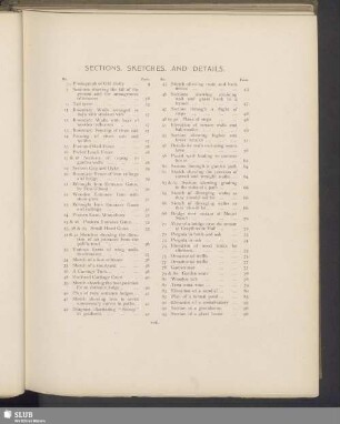 Sections, Sketches And Details