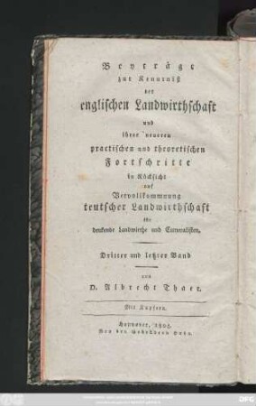 Bd. 3: Mit Kupfern