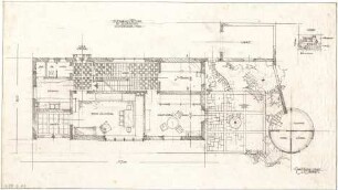 Gsaenger, Gustav; Planegg bei München (Bayern); Wohnhaus Felder - Grundriss EG