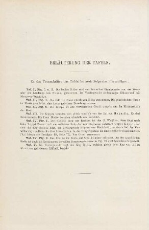 Erläuterung der Tafeln