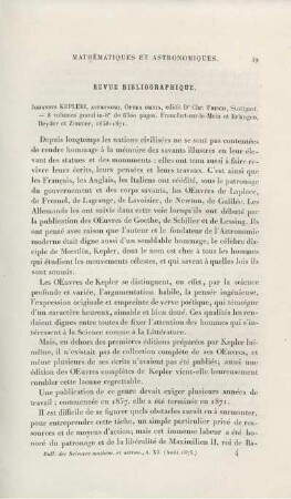 Mathématiques et Astronomiques.