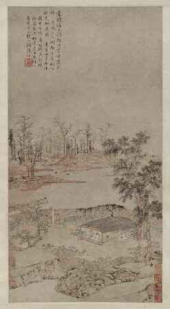 Der Garten des Künstlers am Fuße des Zhixing-Berges