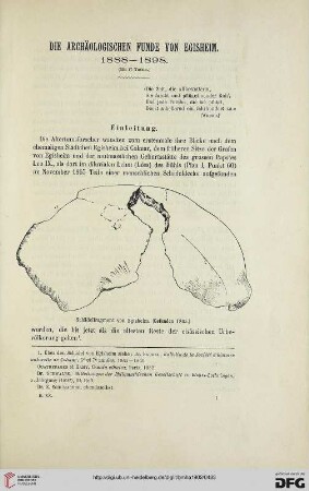 2.Ser. 20.1902: Die archäologischen Funde von Egisheim (1888 - 1898)