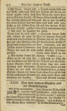 XXIII. Von dem wahren Glauben und der Rechtfertigung.