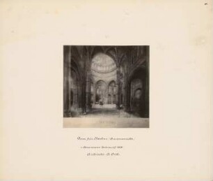 Berliner Dom: Perspektivische Innenansicht