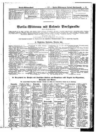Berlin=Wittenau mit Kolonie Borsigwalde