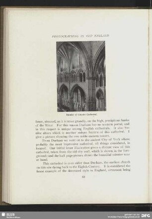Interior of Lincoln Cathedral