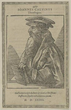 Bildnis des Johann Calvin