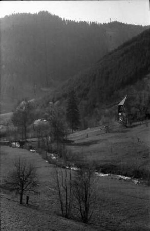 Schramberg-Hornberg: Schwarzwaldhaus an der Straße Schramberg-Hornberg
