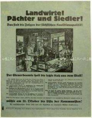 Aufruf der KPD zur sächsischen Landtagswahl 1926