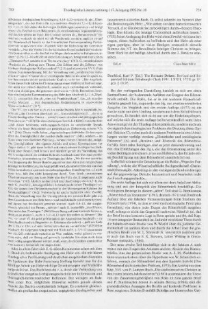 754-755 [Rezension] The Romans debate