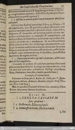 Caput IX. Genera Causarum