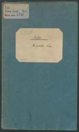 Messen; V (4), orch, bc; c-Moll