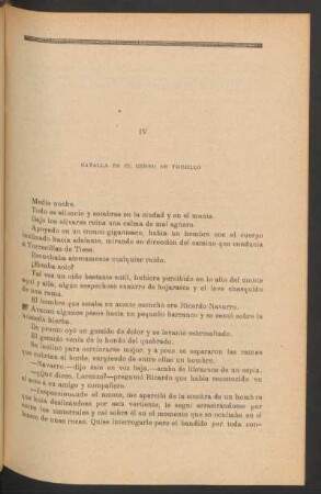 IV - Batalla en el cerro de Trujillo