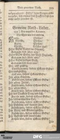 Gemeine Noth-Lieder.