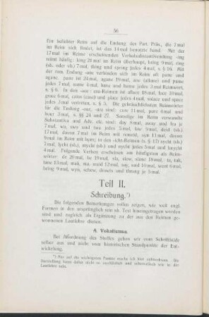 Teil II. Schreibung.