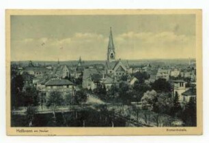 Bismarckstraße mit Friedenskirche