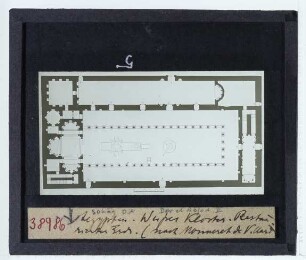 Sohag, Weißes Kloster (Dair al-Abyad) : Grundriss