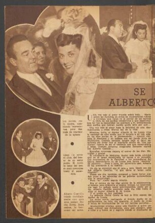 Se casó Alberto Castillo
