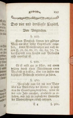Das vier und dreißigste Capitel. Von Vergleichen.