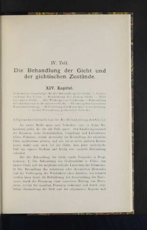 XIV. Kapitel.