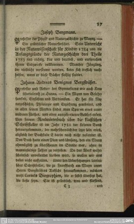 Johann Andreas Benignus Bergsträßer